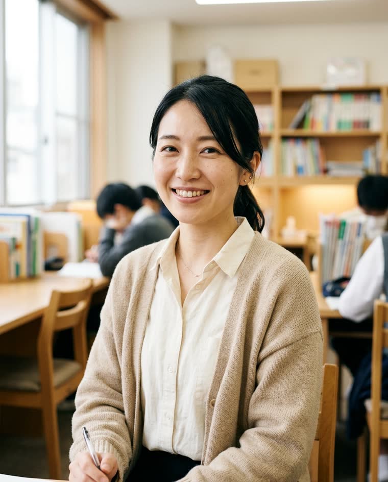 英語・国語担当の三浦由香